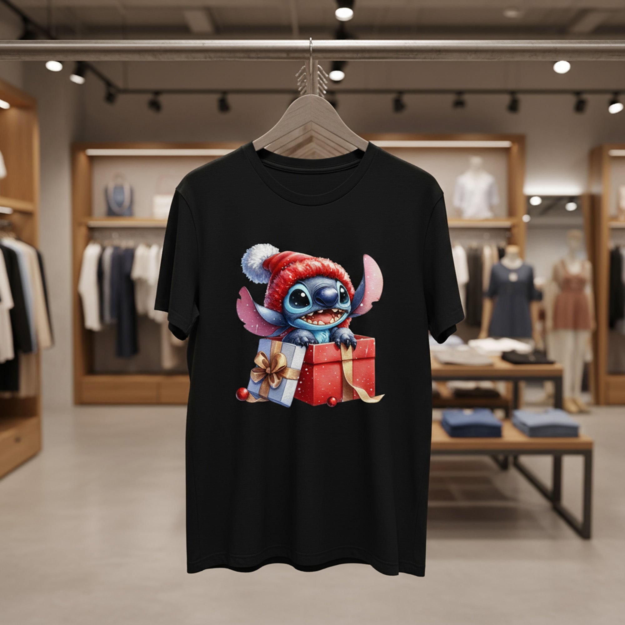 Premium Christmas Stitch T-Shirt – Ultra-Soft 95% Cotton
